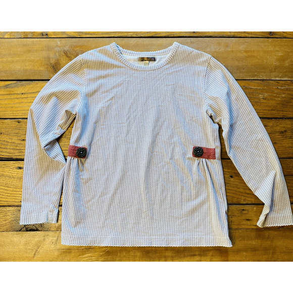 Matilda Jane Shirt Girls 8 Happy Fall Ya'll Long Sleeve Button Detail Floral - Picture 1 of 5